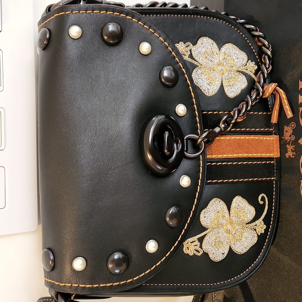 Coach 1941 Turnlock Western Saddle Bag